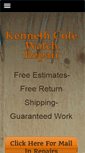 Mobile Screenshot of kennethcolewatchrepair.com